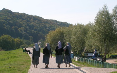 Nuns Protesting a City Ban on Cannabis